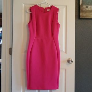 Pink Calvin Klein dress